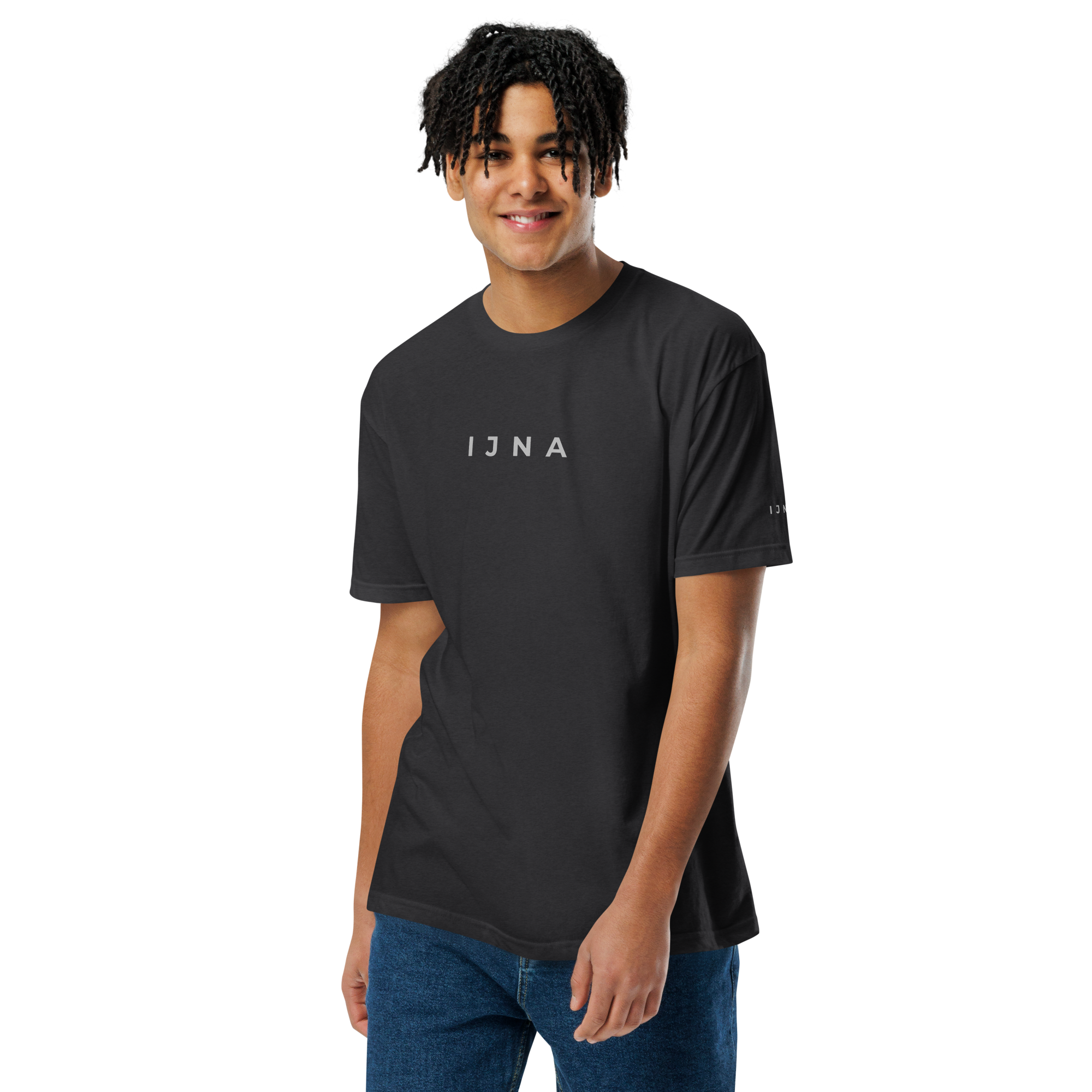 IJNA Signature Minimalist Tee - Black