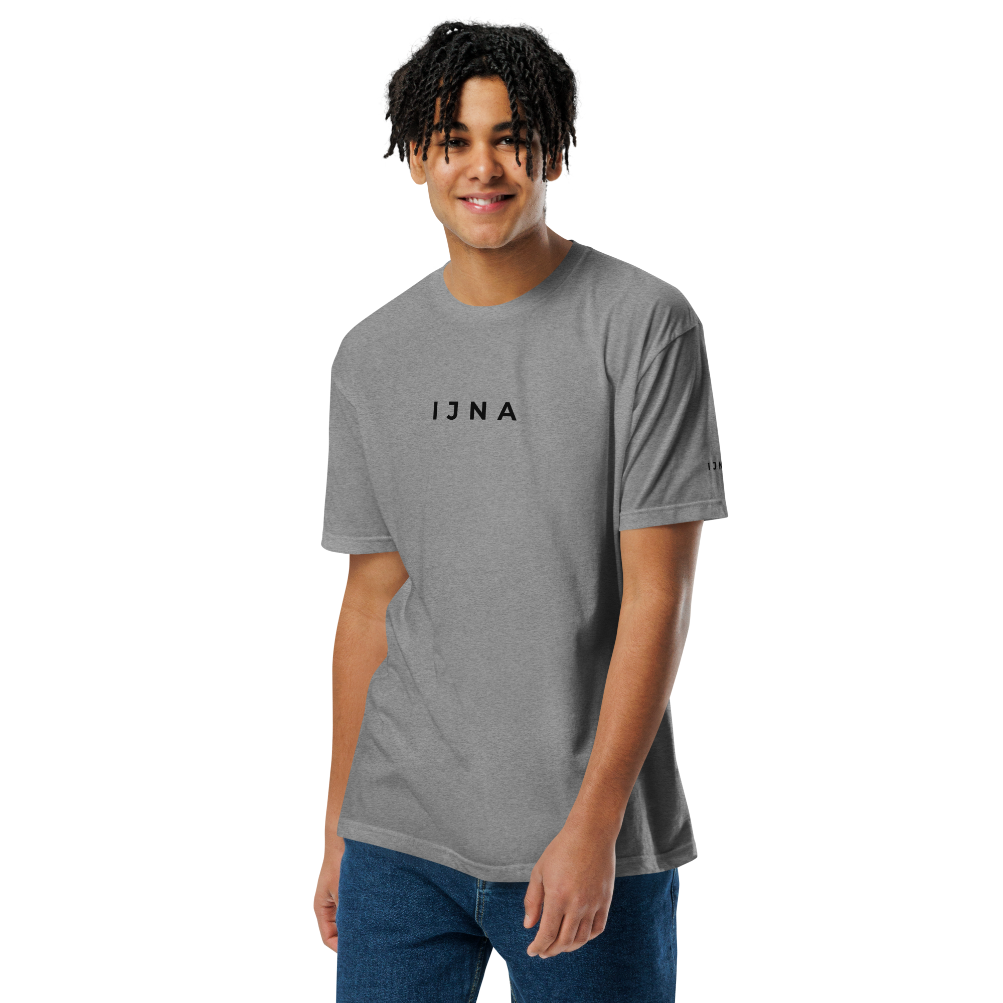 IJNA Signature Minimalist Tee - Grey