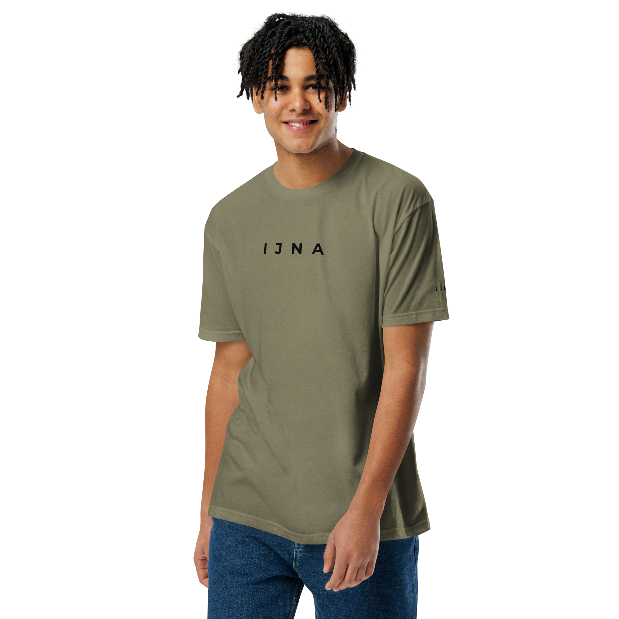 IJNA Signature Minimalist Tee - Green