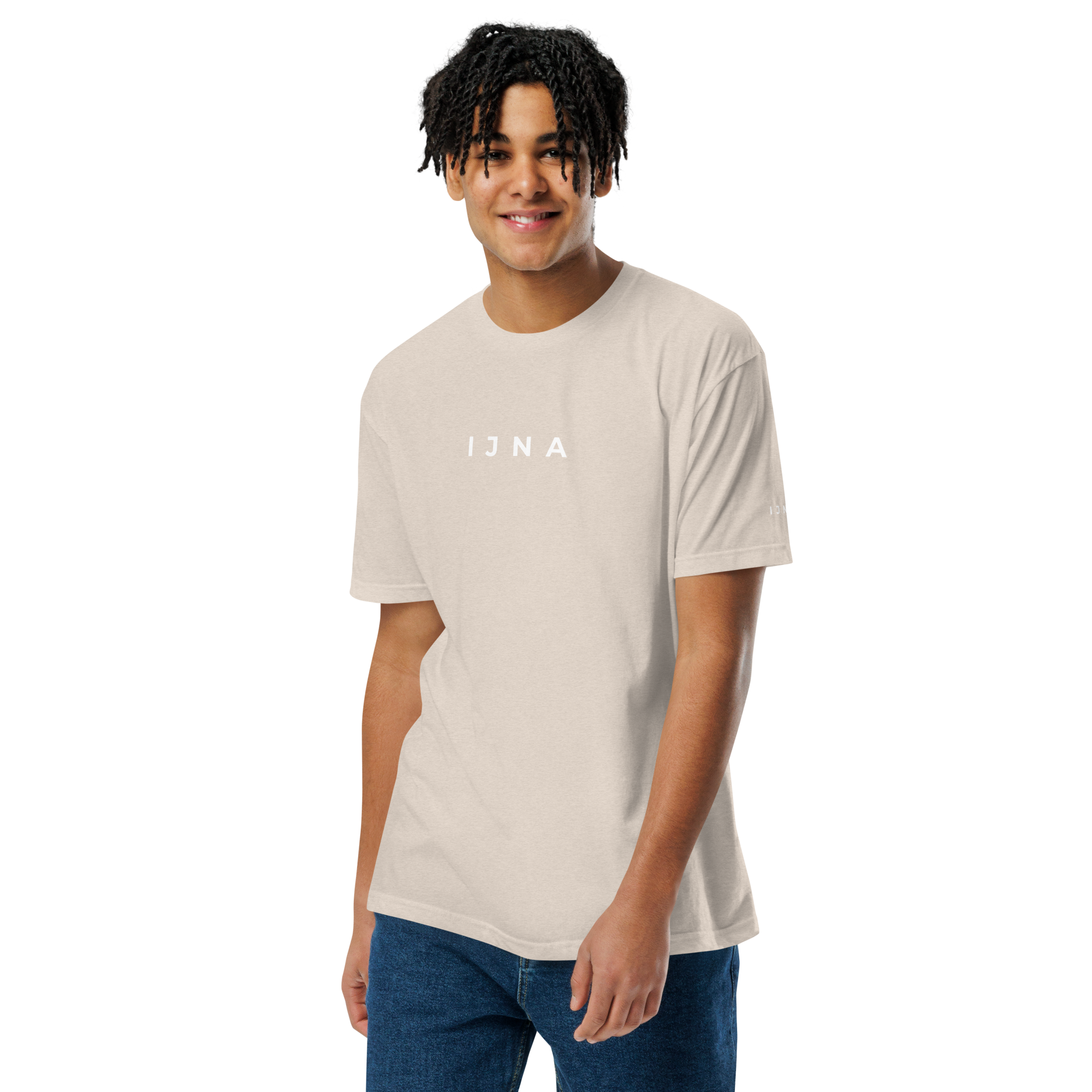 IJNA Signature Minimalist Tee - Tan