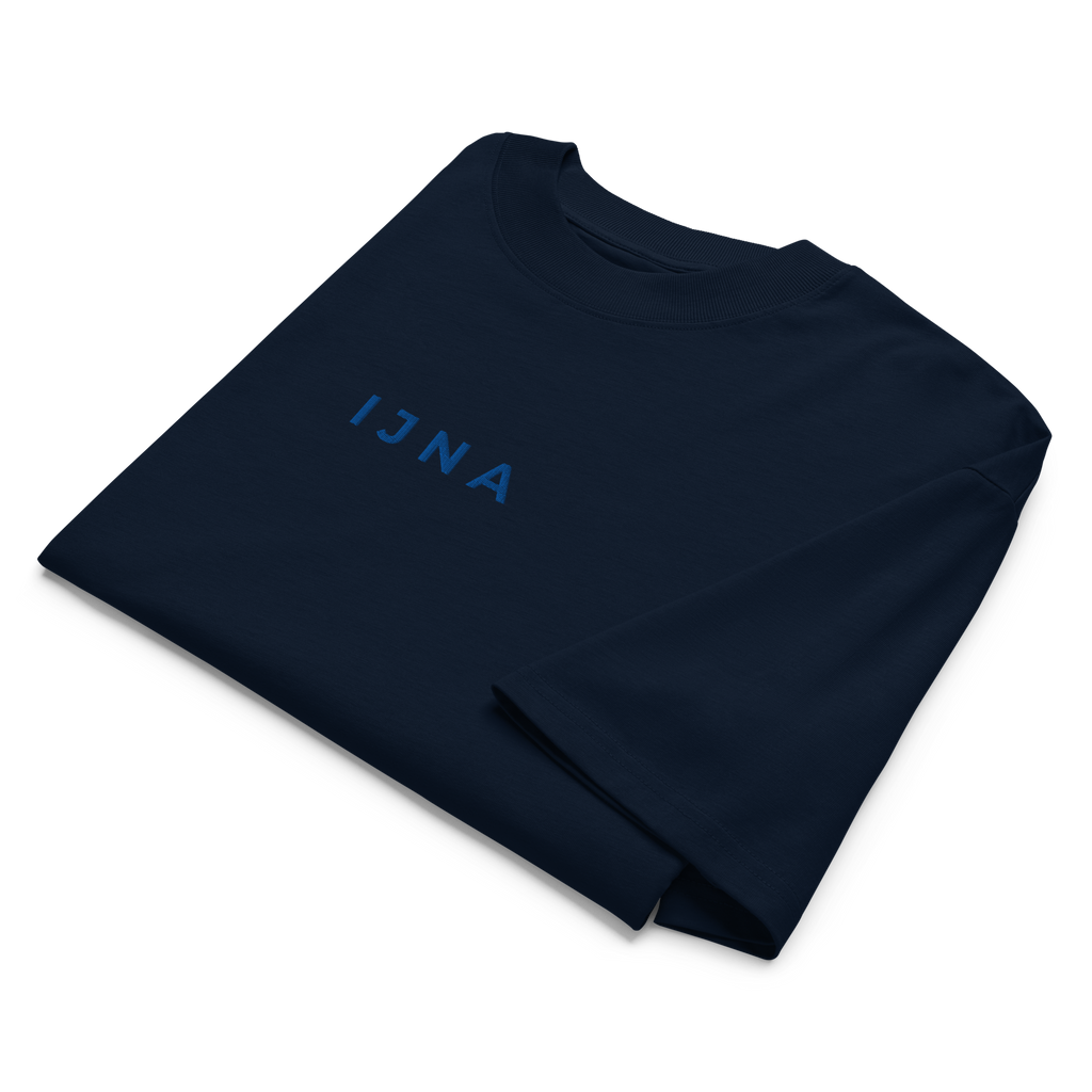 IJNA Founding High Neck Tee - French Navy