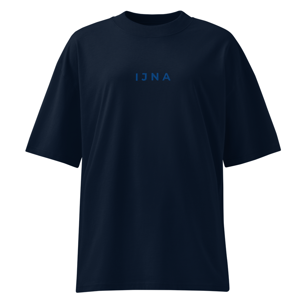 IJNA Founding High Neck Tee - French Navy