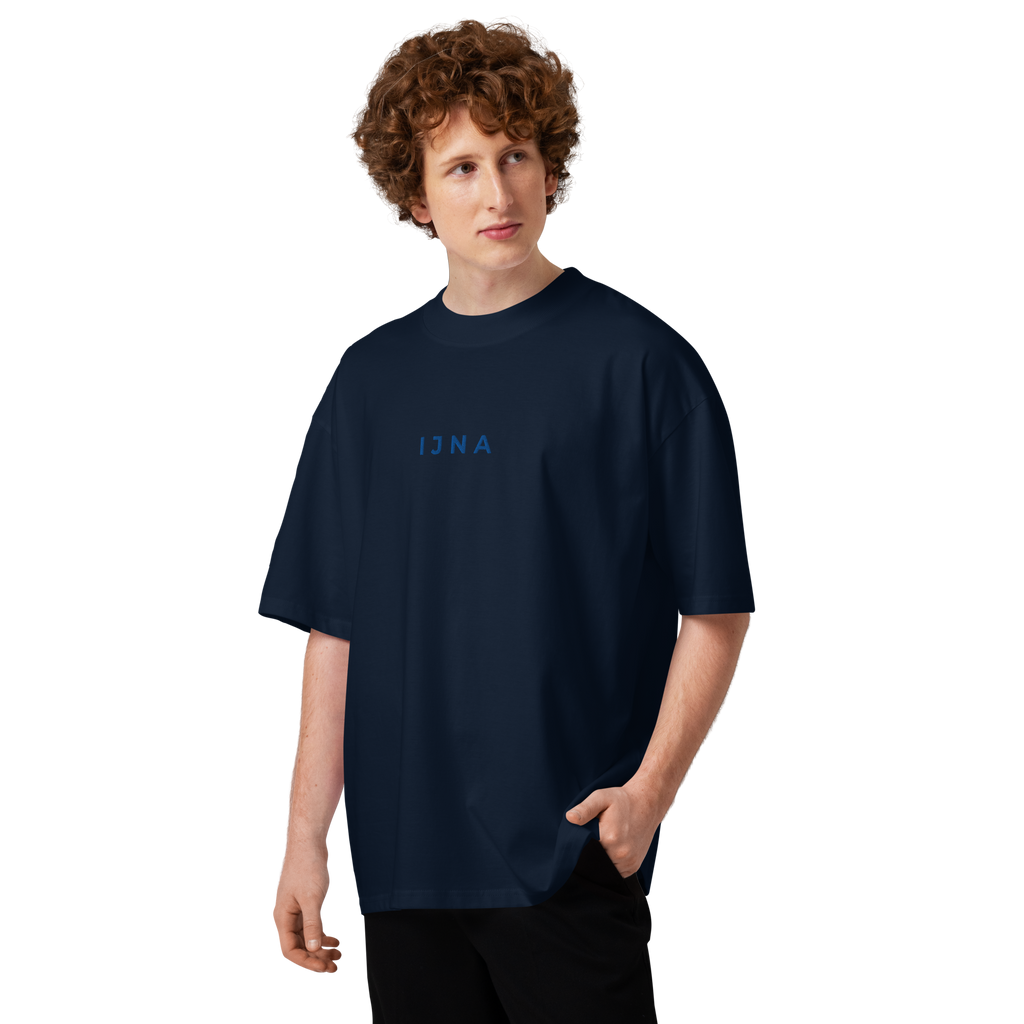 IJNA Founding High Neck Tee - French Navy