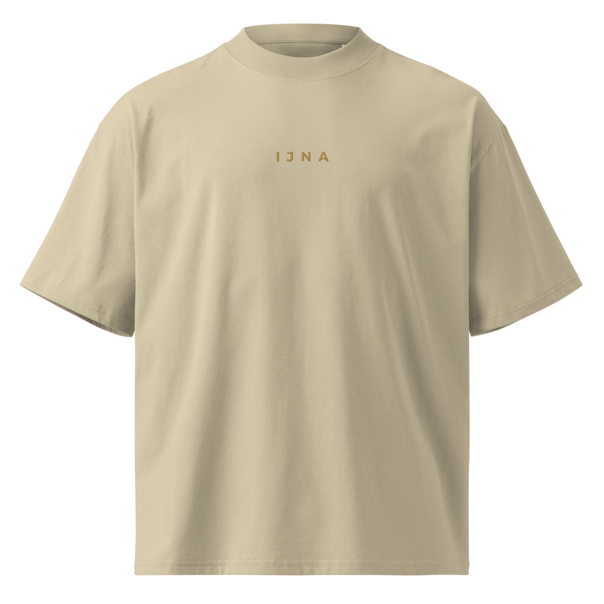 IJNA Founding High Neck Tee - Stone