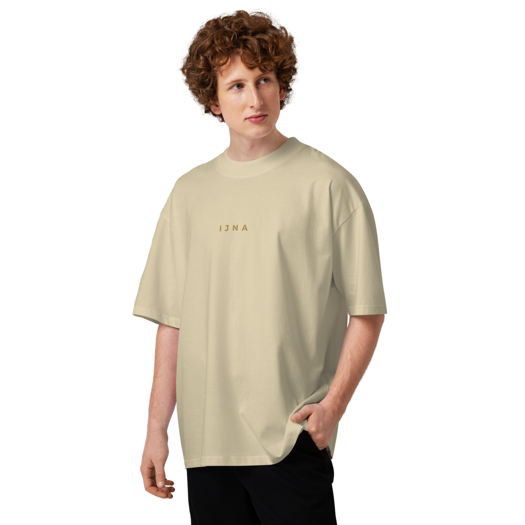 IJNA Founding High Neck Tee - Stone