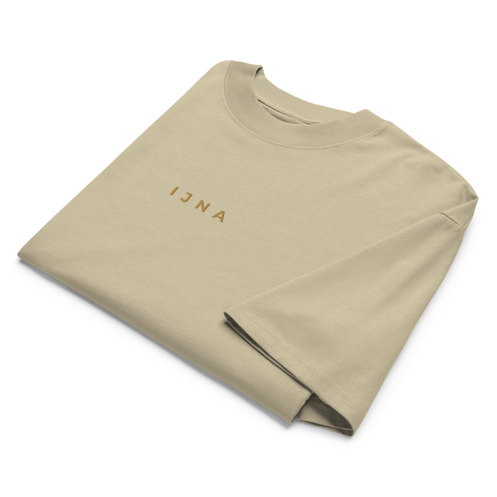 IJNA Founding High Neck Tee - Stone