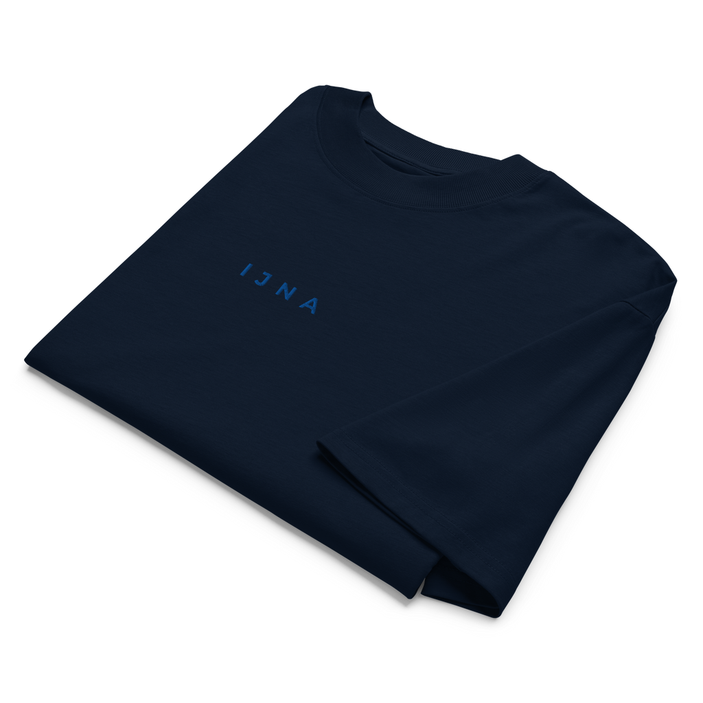 IJNA Founding High Neck Tee - French Navy