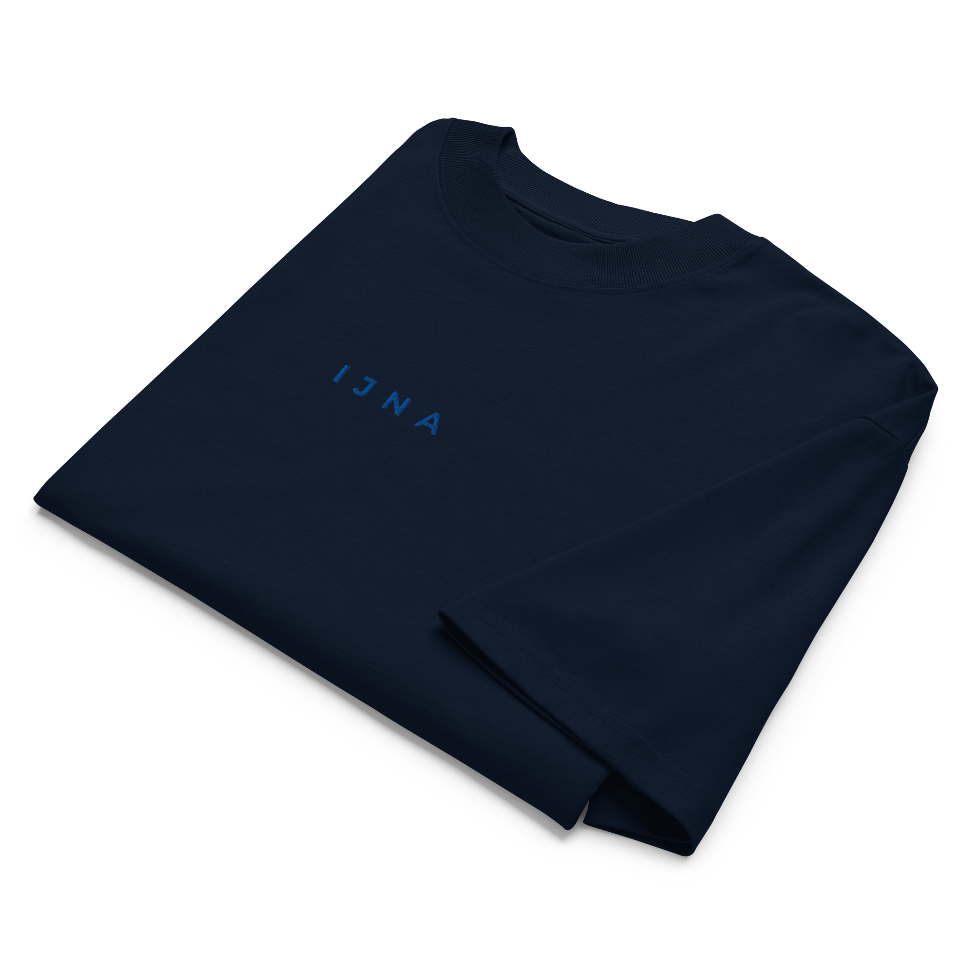 IJNA Founding High Neck Tee - French Navy