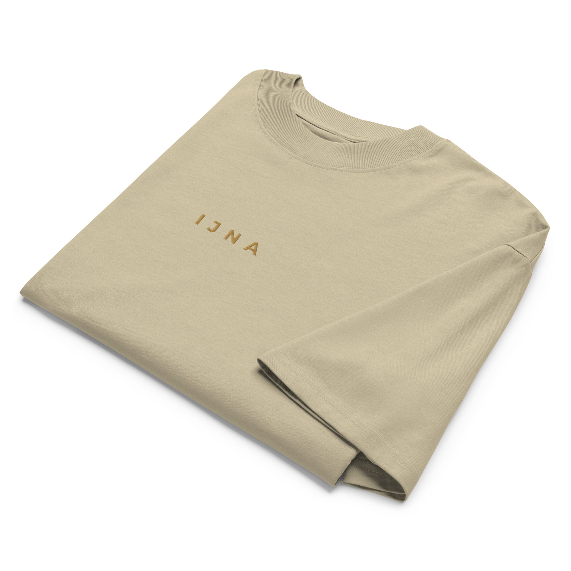 IJNA Founding High Neck Tee - Stone