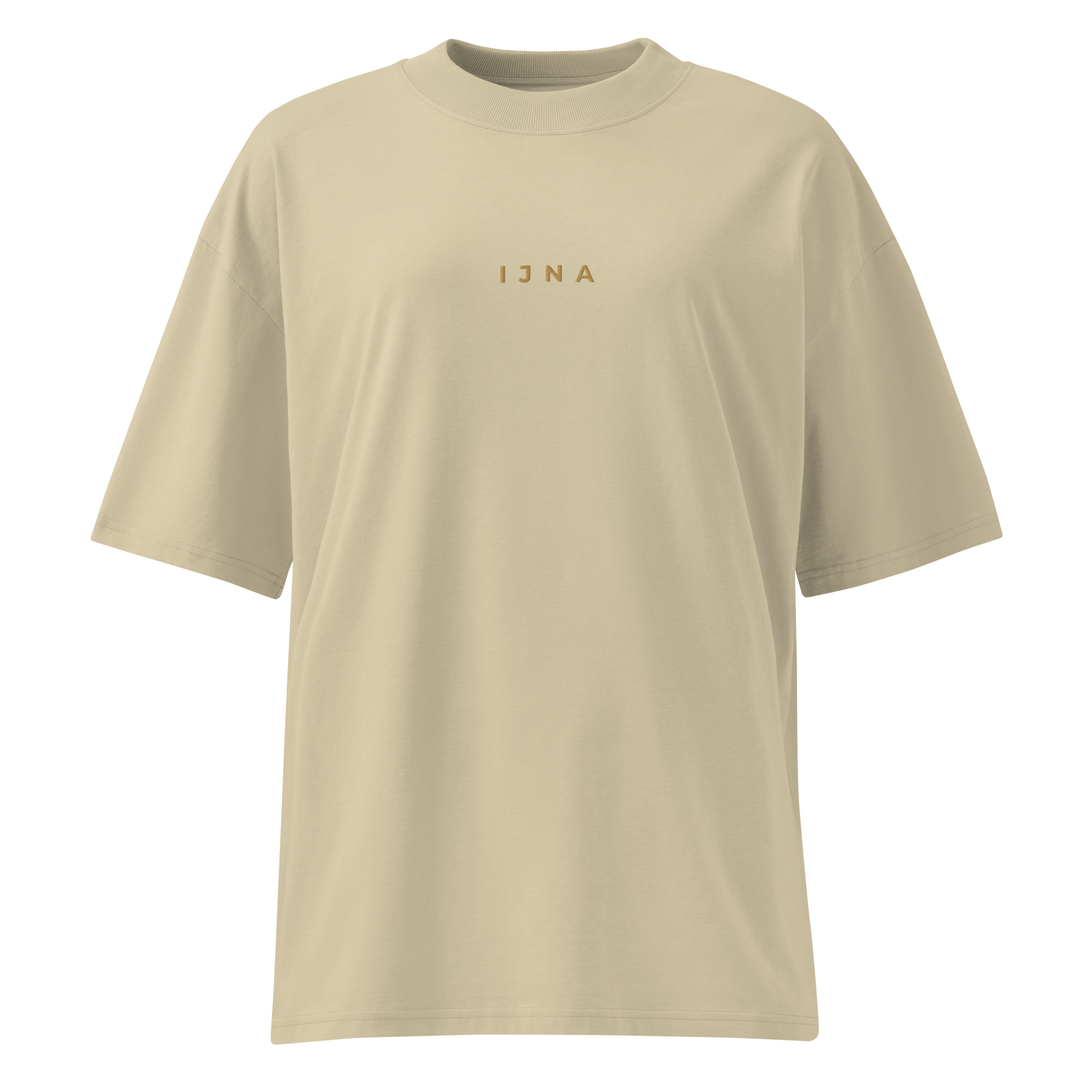 IJNA Founding High Neck Tee - Stone