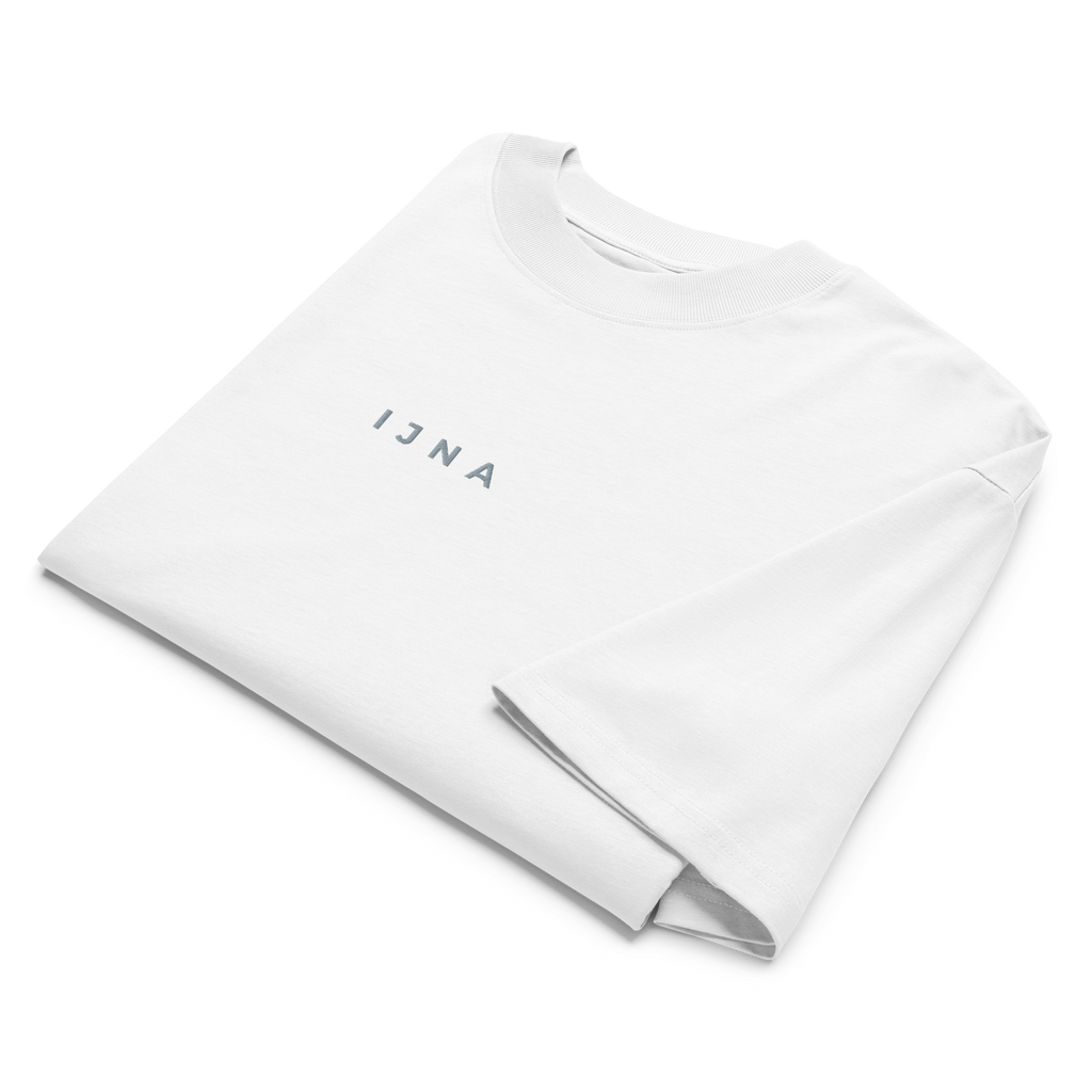 IJNA Founding High Neck Tee - White