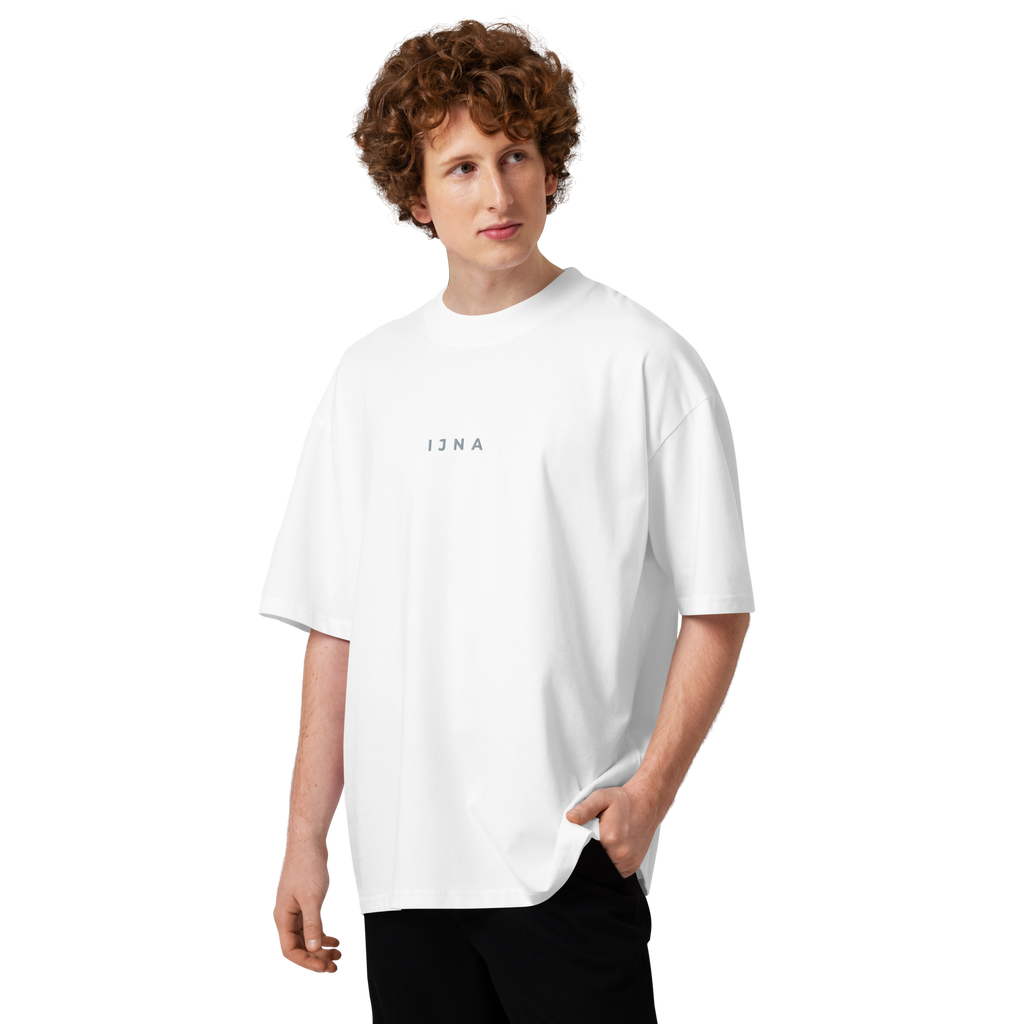 IJNA Founding High Neck Tee - White