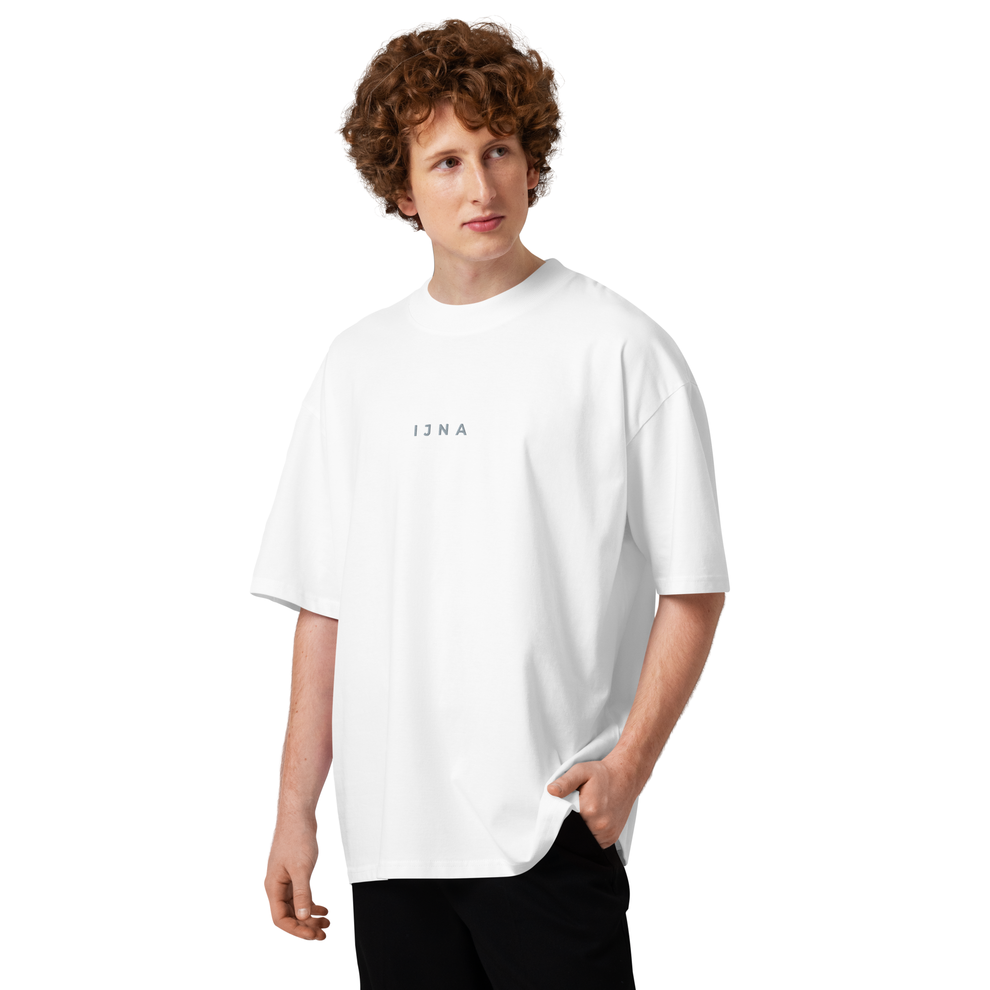 IJNA Founding High Neck Tee - White