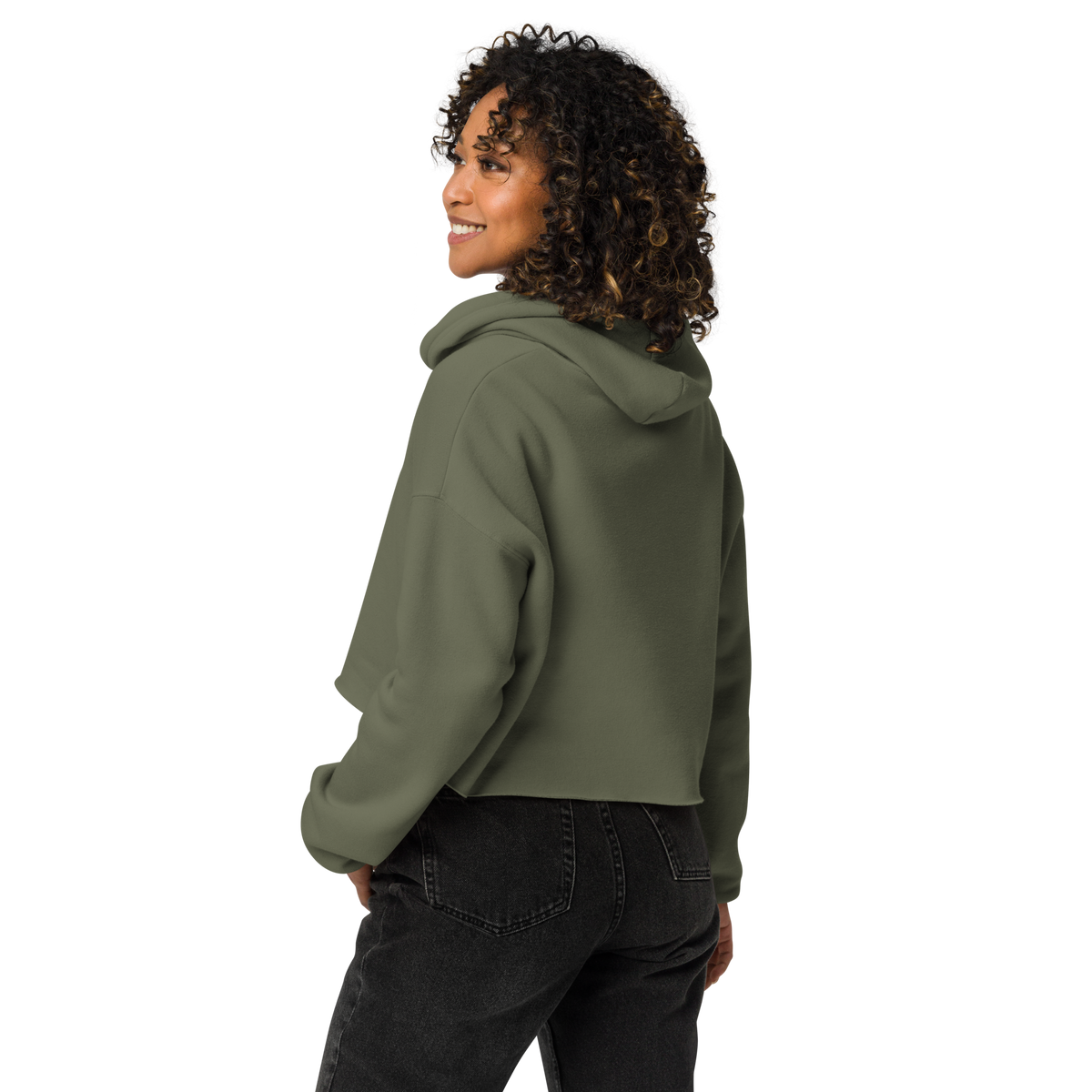 Women's IJNA Cropped Hoodie - Green